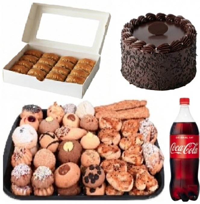 Taze Hazırlanan 9-10 Kişilik Pasta Menüsü